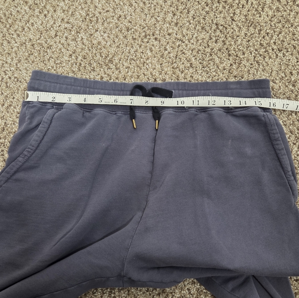 American Giant Joggers Men's Size Medium Made In USA Gray Drawstring Sweatpants - Picture 8 of 9